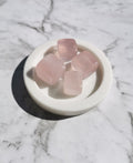 Rose Quartz - Square Tumbled Stone - Crystal and Light Co