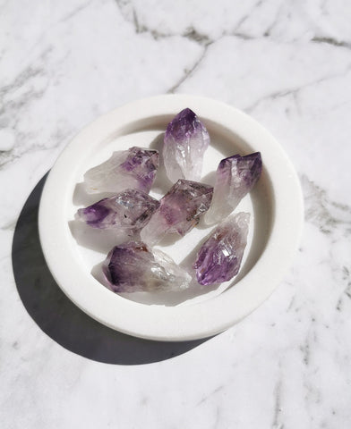 Amethyst- Raw Points - Crystal and Light Co