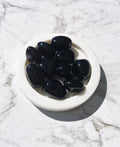 Black Obsidian- tumbled stone - Crystal and Light Co