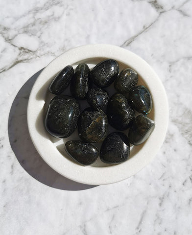 Labradorite - A grade Tumbled stone - Crystal and Light Co