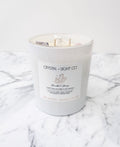 Restful Sleep - Crystal Healing candle Large - Crystal and Light Co